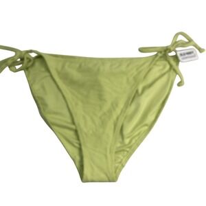 Old Navy Women Large Citrine Green Tie Side Bikini Bottom New with Tags